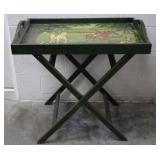 Hunt Scene Tray Table