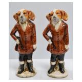 Master of the Hunt Ceramic Dog Figures