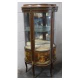 French Bow Front Curio
