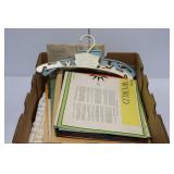 Sheet Music, Maps & Childs Clothes Hangers