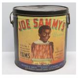 Joe Sammy's Yams Label on Firkin