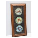 Framed P Buckley Moss Ornaments