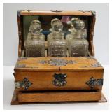 Vintage Oak Bar Set