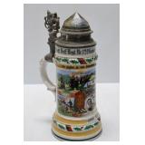 German Military Regimental Beer Stein