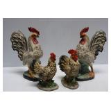 Ceramic Roosters & Chicken