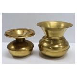 2 Brass Spittoons