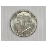 1964 Kennedy Silver Half Dollar Coin