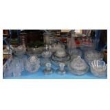 Large Selection of Clear Glass & Crystal