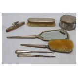 Sterling Silver Vanity Set