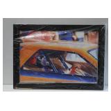 Framed David Peters Drag Racing Art