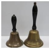 2 Brass Handbells