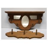 2 Wooden Shelves