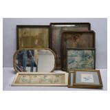 Selection of Framed Art & Mirrors