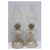 Pair of Oil Lamps