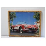 Framed Corvette Picture
