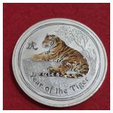 5oz .999 Fine Silver Round Australia 2010 Year
