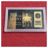 1909 VDB Lincoln Wheat Penny