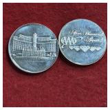 33.95g (1 Troy Oz+) .999 Fine Silver Bellagio