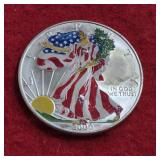 2000 Painted American Silver Eagle