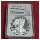 2020 W American Silver Eagle