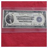 1918 Federal Reserve Bank New York Horseblanket