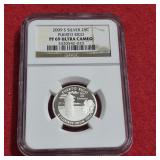 Silver 2009 S PF69 Ultra Cameo US Quarter