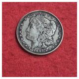 1887 Morgan Silver Dollar