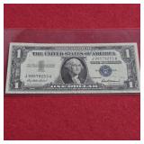 1957 Blue Seal US $1 Silver Certificate