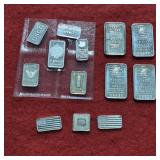 33g (1 Troy Oz+) .999 Fractional Silver Bars