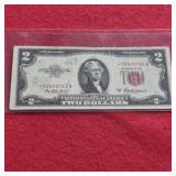 1953 Red Seal $2 US Banknote *Starnote