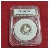 Silver 2004 S US State Quarter