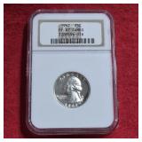 1962 Washington Silver Quarter PF66 Cameo