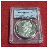 Silver 1976 S US Eisenhower Dollar