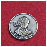 1oz .999 Fine Silver Round Vintage 1969 Sir