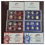 2005 US Mint Silver and Mint Proof Sets
