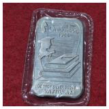 1oz .999 Fine Silver Bar Vintage 1984 Graduation