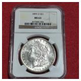 1899 O Morgan Silver Dollar