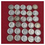 90% Silver US Coin Collection Roosevelt Dimes