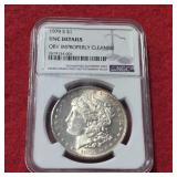 Mislabeled 1879 S Morgan Silver Dollar UNC Details
