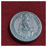 2oz .999 Fine Silver Round 2019 5 Pounds