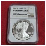 2006 W American Silver Eagle PF69 Ultra Cameo
