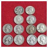 90% Silver US Coin Collection Washington Quarters