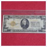 1928 $20 Gold Certificate