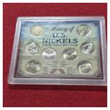 History of US Nickels Coin Collection