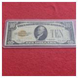 1928 $10 Gold Certificate Last Year of Issue