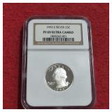 Silver 1993 S US Washington Quarter