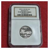 SIlver 2005 S PF69 Ultra Cameo US Quarter