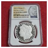 2023 S Morgan Dollar PF70 Ultra Cameo First Day