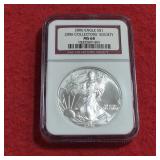 2006 MS69 American Silver Eagle Collector's