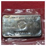 1oz .999 Fine Silver Bar The Royal Canadian Mint